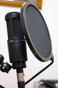 Voice over mic setup